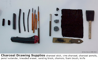 Paint Draw Paint, with Ross Bowns: Some Ideas on Charcoal Drawing