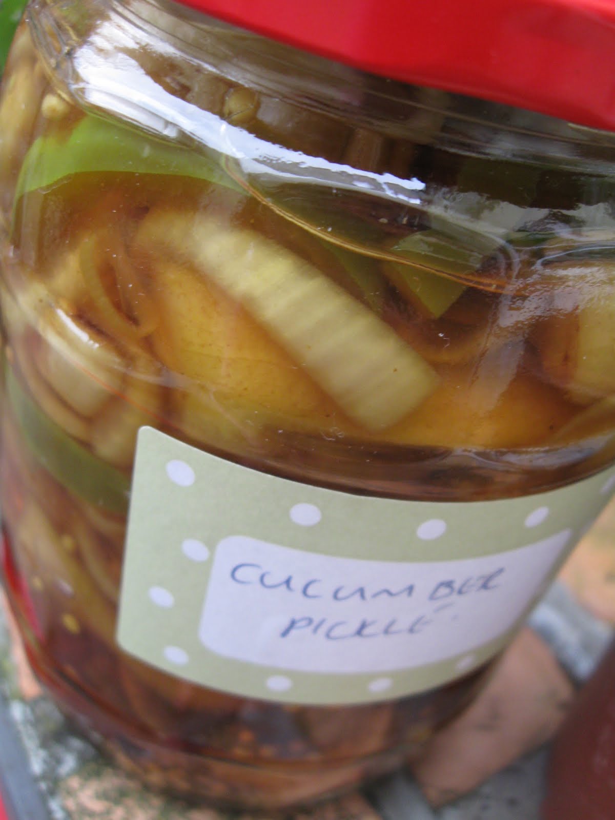 Norfolk Kitchen Sweet Cucumber Pickle.