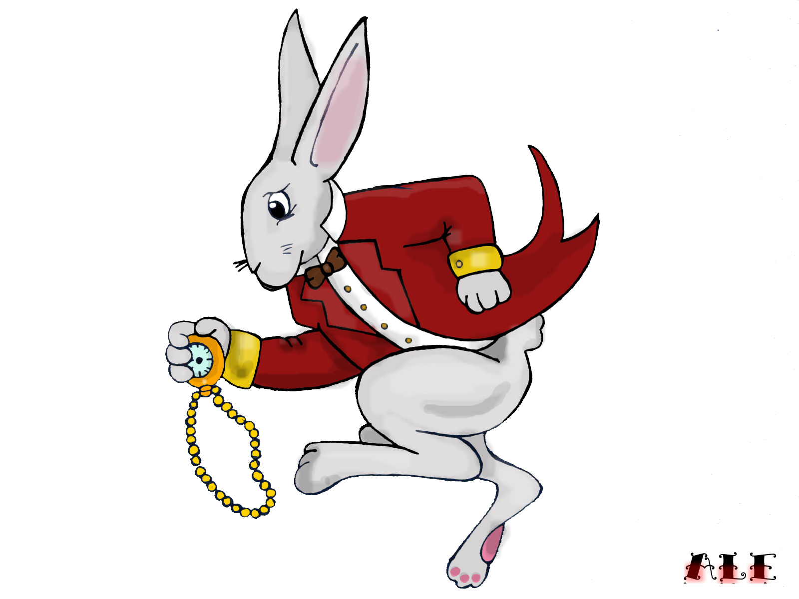 alice in wonderland white rabbit clip art - photo #32