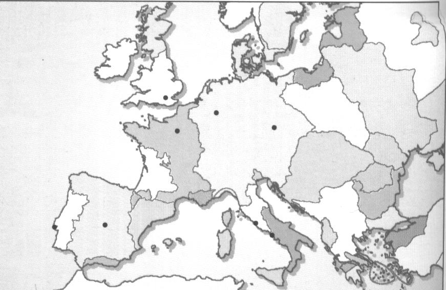8 BÁSICO HISTORIA, GEOGRAFÍA Y CIENCIAS SOCIALES MAPAS EUROPA SIGLO XVIII 8 BÁSICO HISTORIA, GEOGRAFÍA Y CIENCIAS SOCIALES MAPAS EUROPA SIGLO XVIII