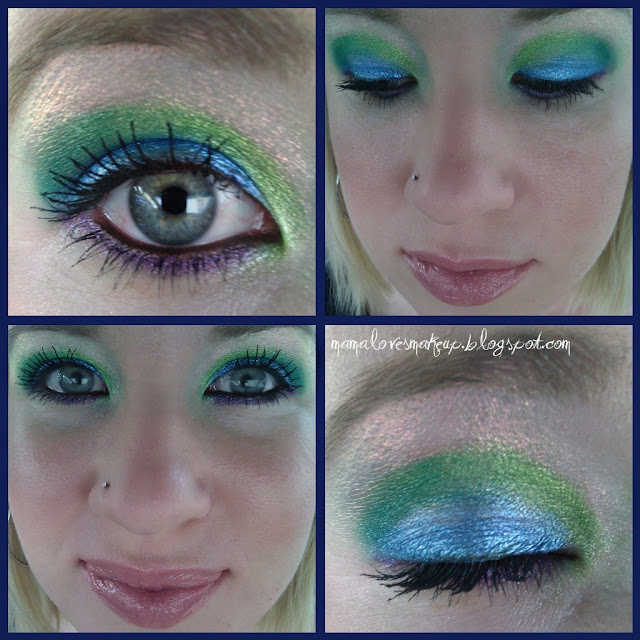 Mama Loves Makeup: EOTD ~ Peacock feat. Orglamix Colorlicious