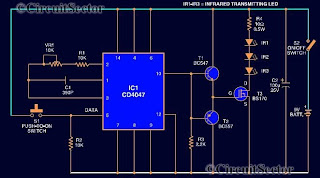 Long Range IR Transmitter Circuit | Top Circuits