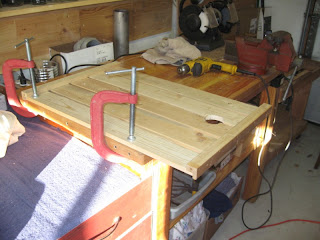 woodworking bench overhang