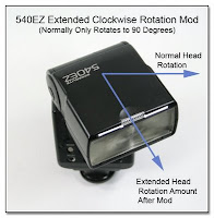 AS1009: 540EZ Extended Clockwise Rotation Mod - Normally Only Rotates to 90 Degrees