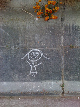 'Jumping Girl' graffiti, Viking Bay, Broadstairs.