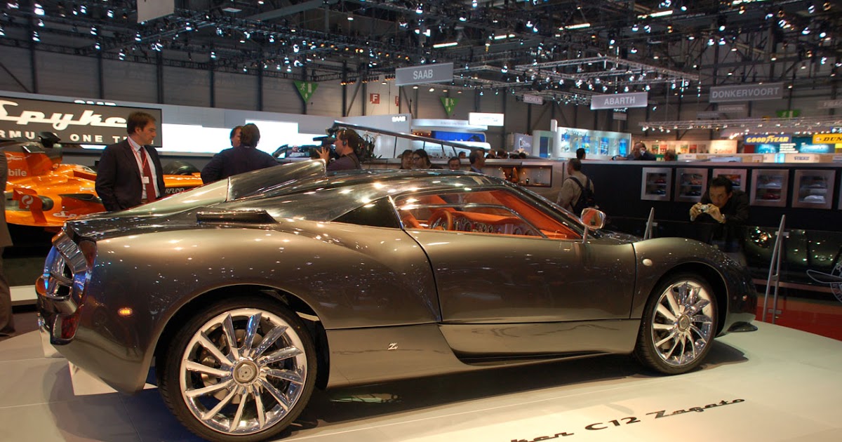 Spyker c12 Zagato салон