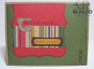 Three Little Words Card
