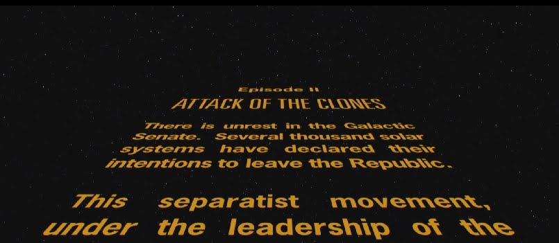 Star Wars Opening Crawl Text. Star Wars Opening Crawl Text.