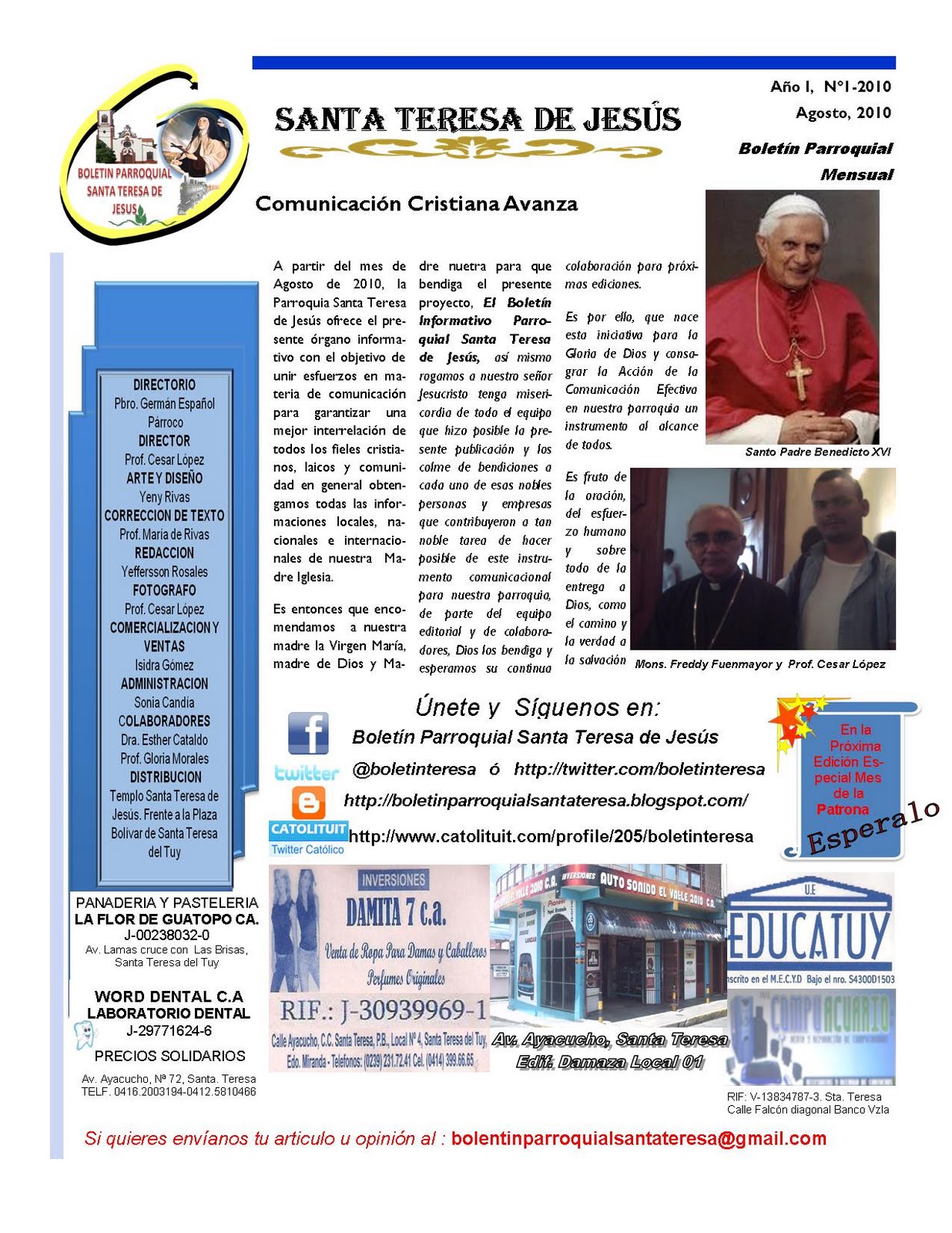 Boletin Parroquial