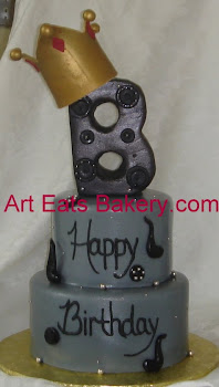 Gabba Gabba Birthday Cake on Custom Phillies Tiered Fondant Cake   Celebrity Inspired Style  Hair