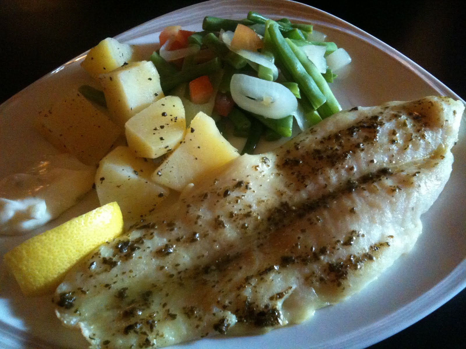 The Pescetarian Eats Provence Herb Baked Fish Josh & Joey's