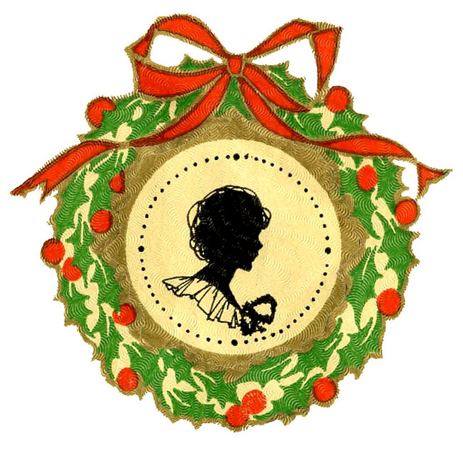 christmas victorian clipart - photo #49