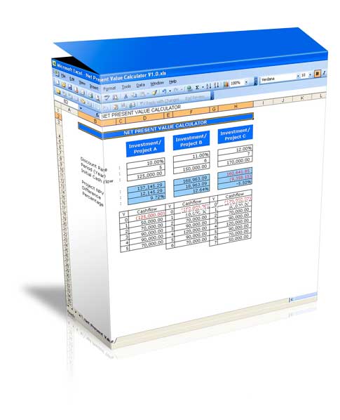 Net Present Value Excel Template
