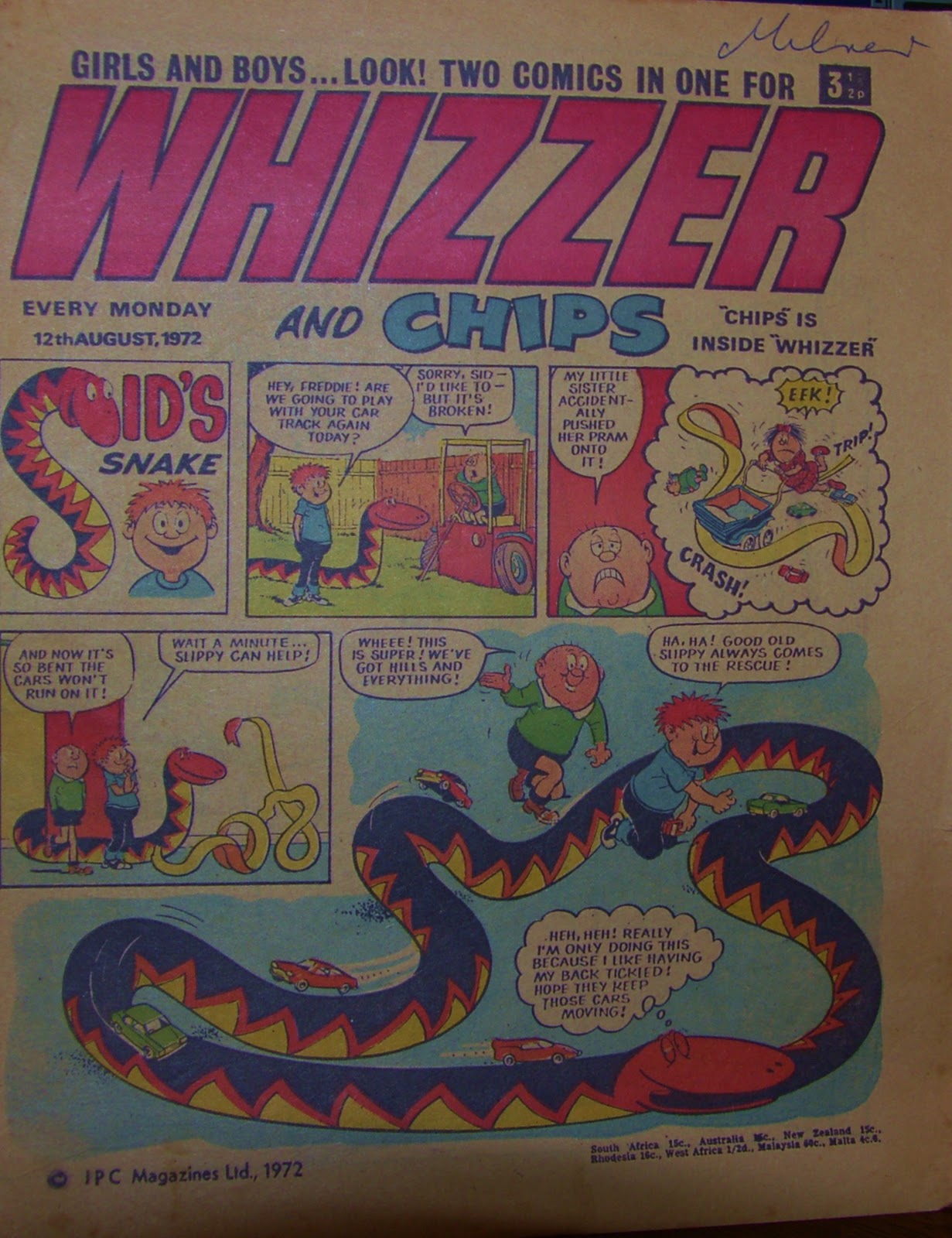 GARY DOBBS AT THE TAINTED ARCHIVE: Yesterdays papers - Whizzer and Chips
