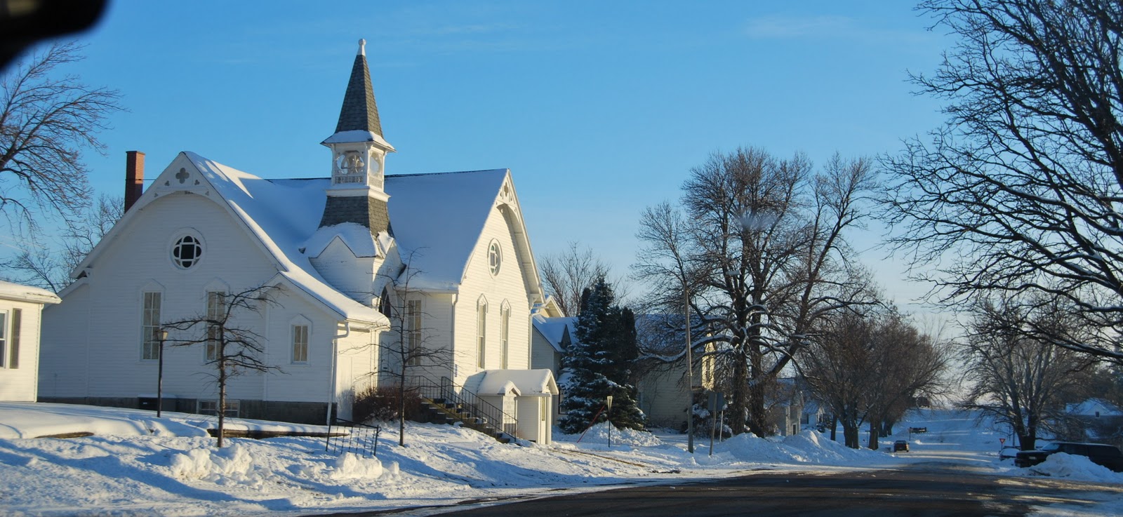42N Observations Cardinal Alignment on Main Street Elberon, Iowa