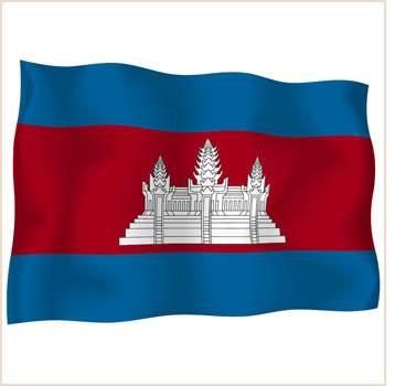 Gambar Bendera Kamboja 