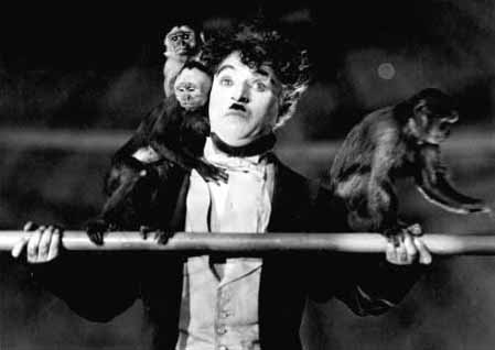 The Circus (1928) — Chaplin between the mirrors