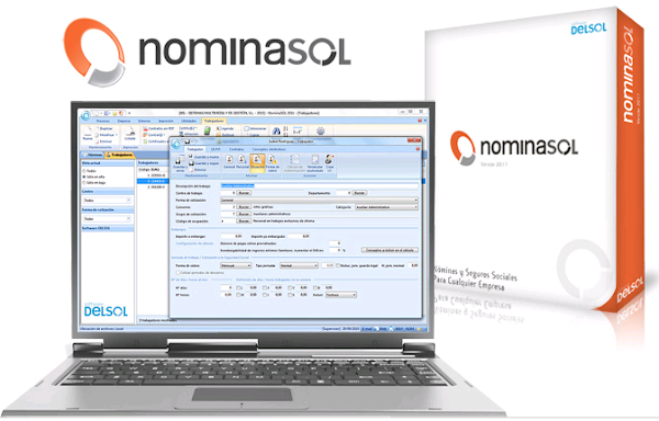 NominaSOL - Software gratuito de gestión de nóminas y seguros sociales para empresas