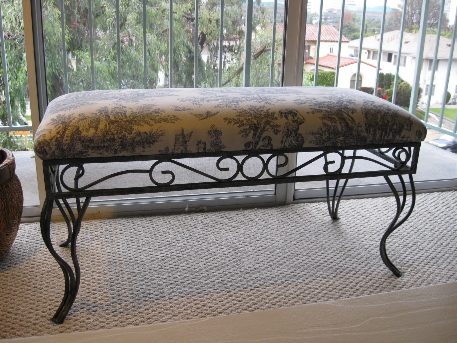 Out of The Crayon Box Slip Covered Craigslist Bench