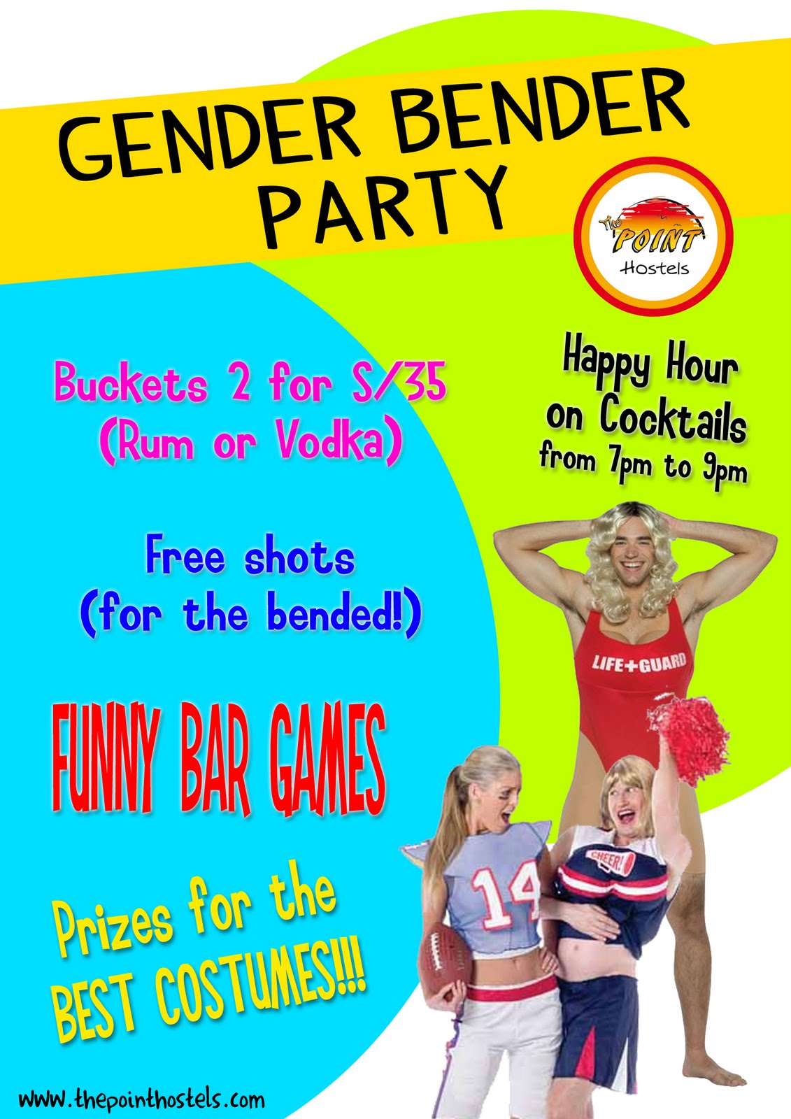 The Point Hostels Blog 18/12 Gender Bender Party The Point Lima