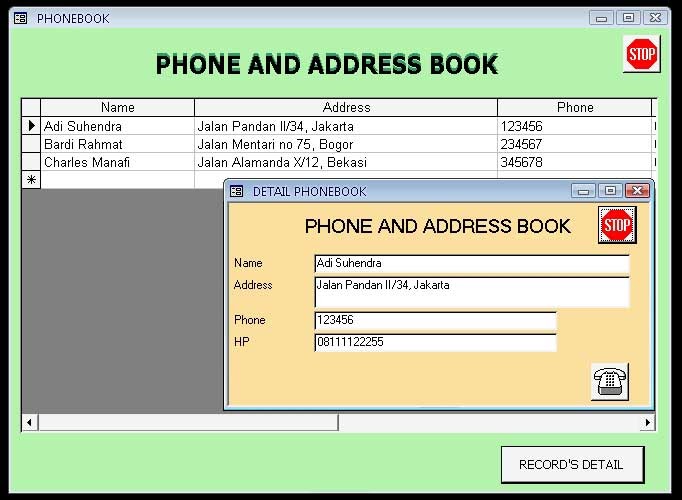 Simple Phonebook ( For Beginner ) Download Niguru Indonesia