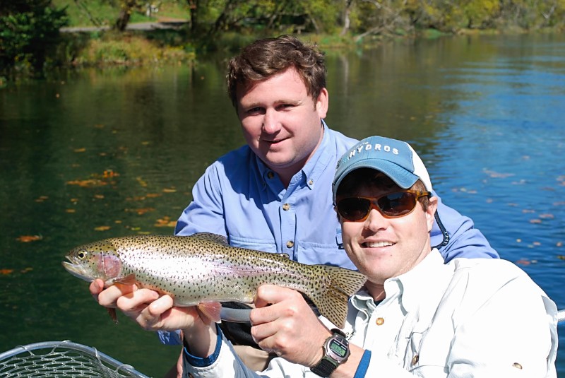 Brown Trout Fly Fishing South Holston Streamers and Blue Winged Olives