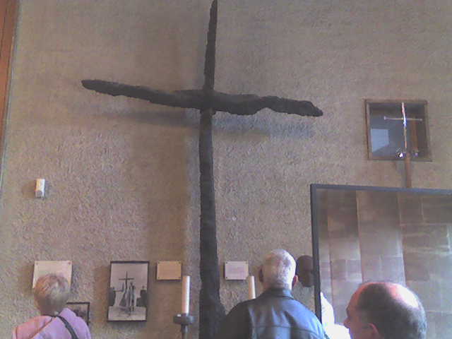 wooden cross from Coventry Cathedral