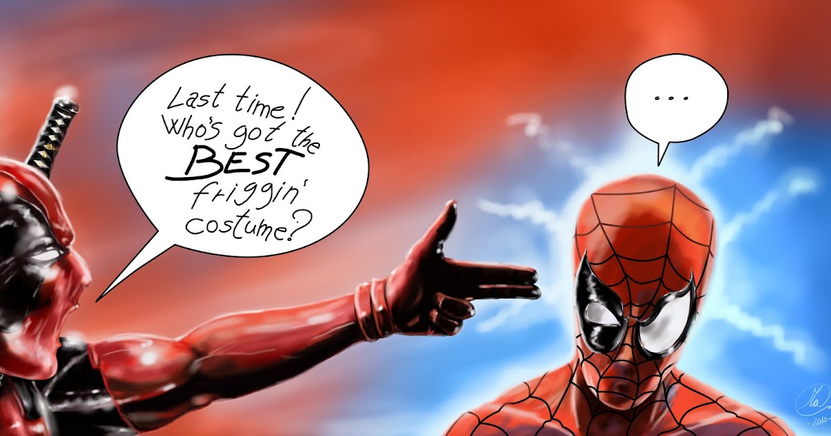 Utopia Studio Deadpool Vs Spider Man