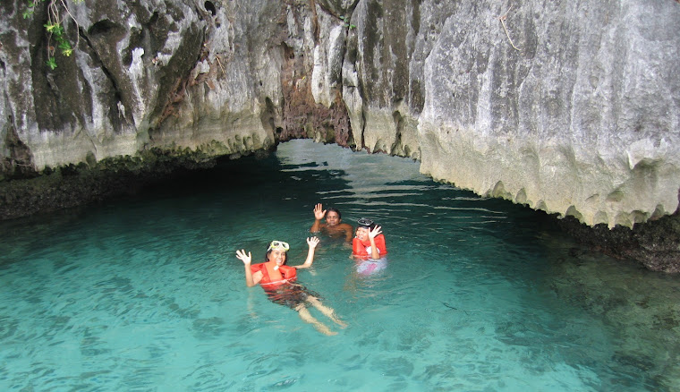 happy faces in a lovely place