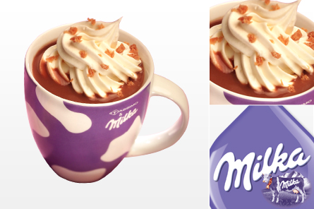Recetas Tassimo: La magia de Milka: sugerencia de presentación