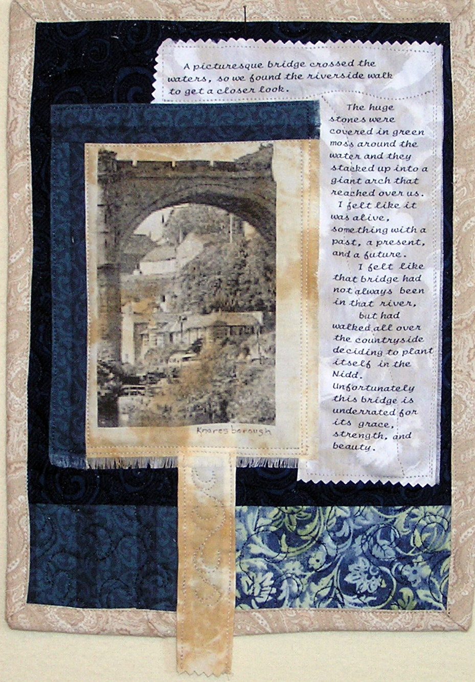 Stitchin' Therapy Art Quilt Projects and stash report