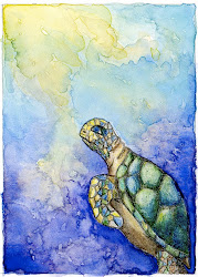 sea watercolor sold