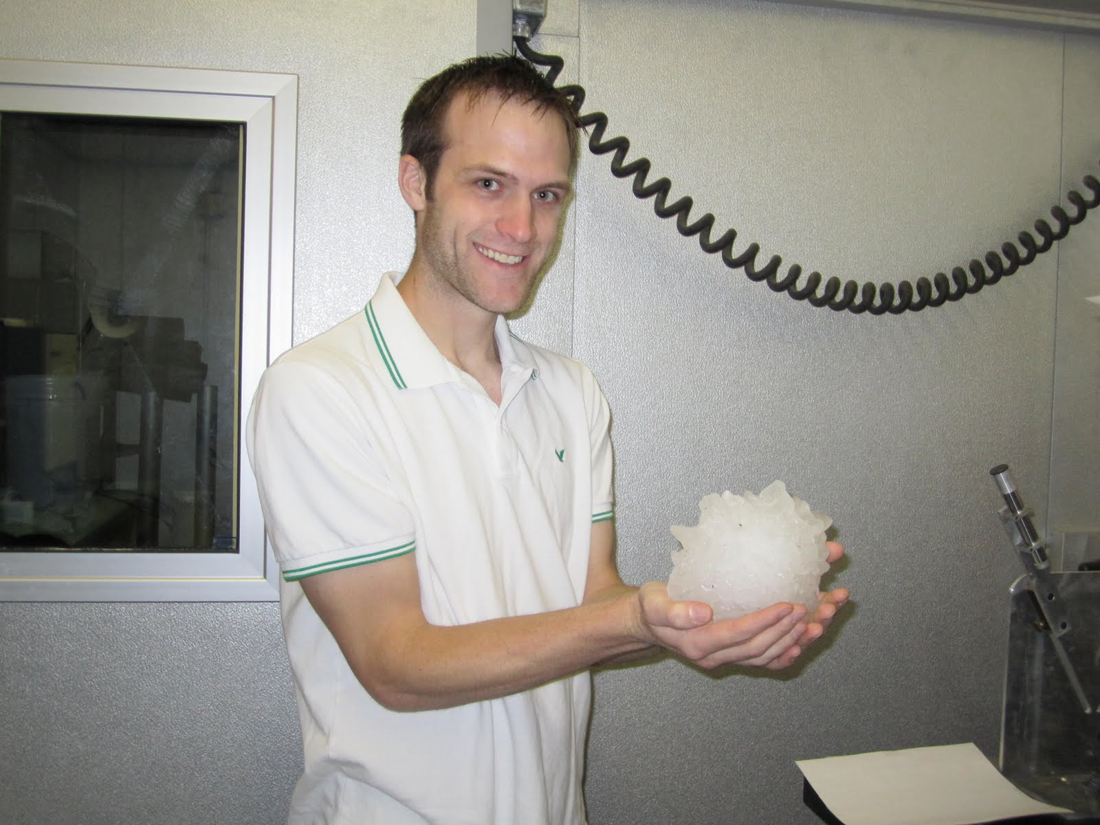Cut To The Chase Largest Hailstone