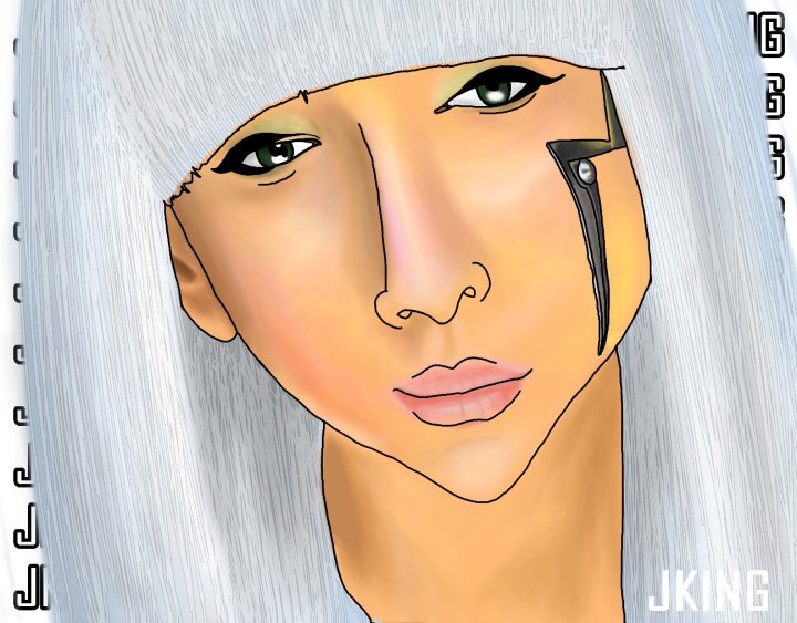 URBANIMATED: Digital Painting: Lady Gaga