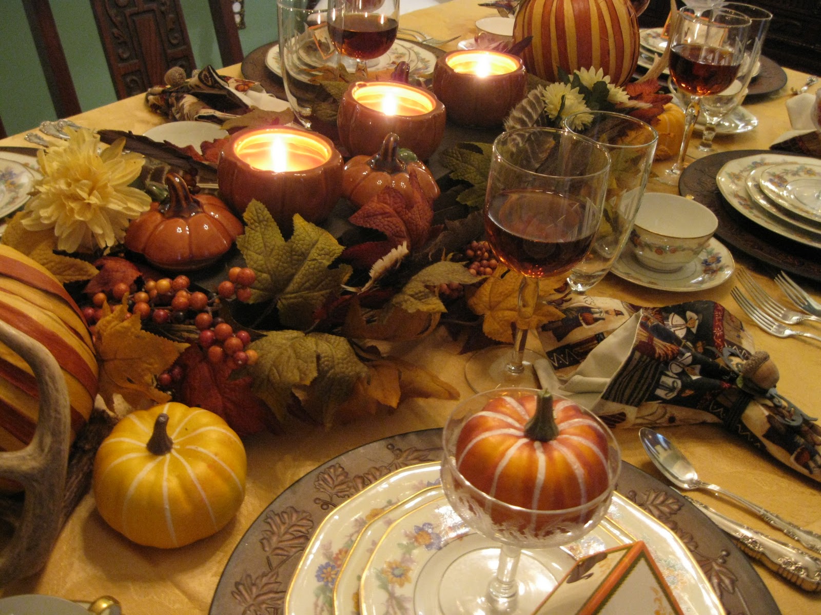 ~Tablescapes By Diane~: My Thanksgiving Tablescapes