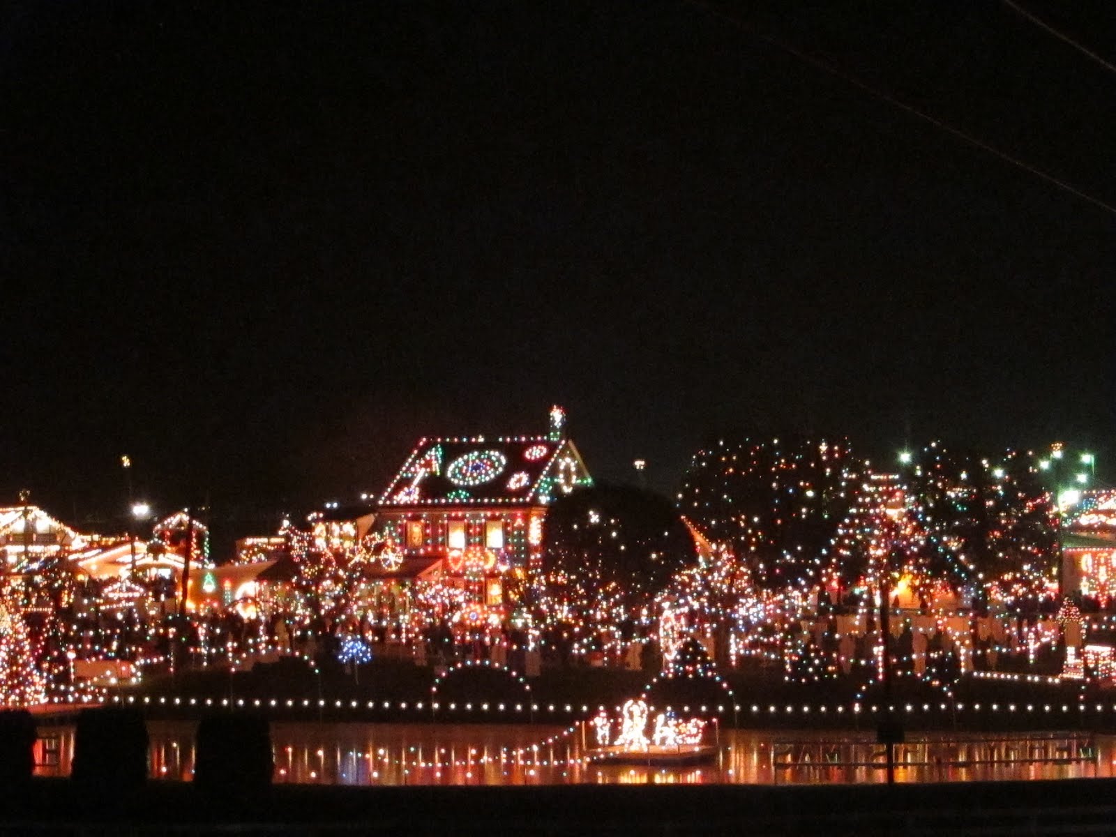 Party of Five Koziar's Christmas Village Lighting up PA!