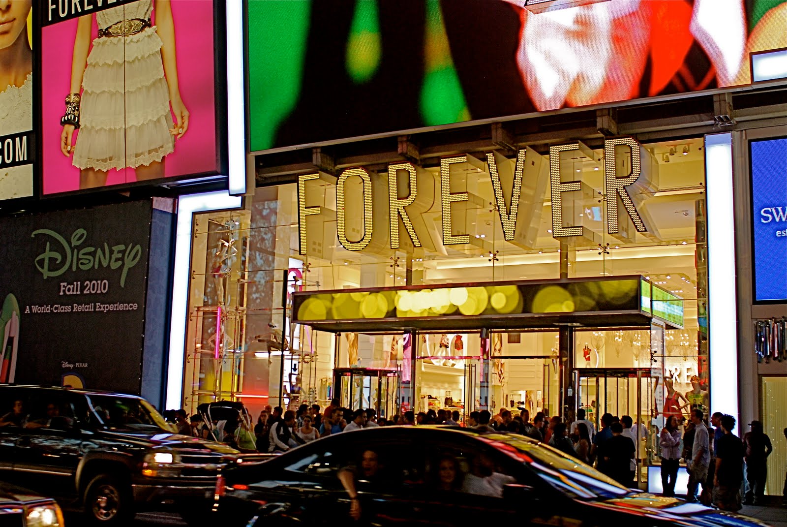 Atmosphere at the Forever 21 new Times Square location at Forever