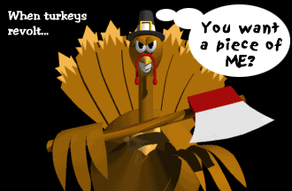 Thanksgiving Wallpapers: Funny Thanksgiving Turkey Wallpaper