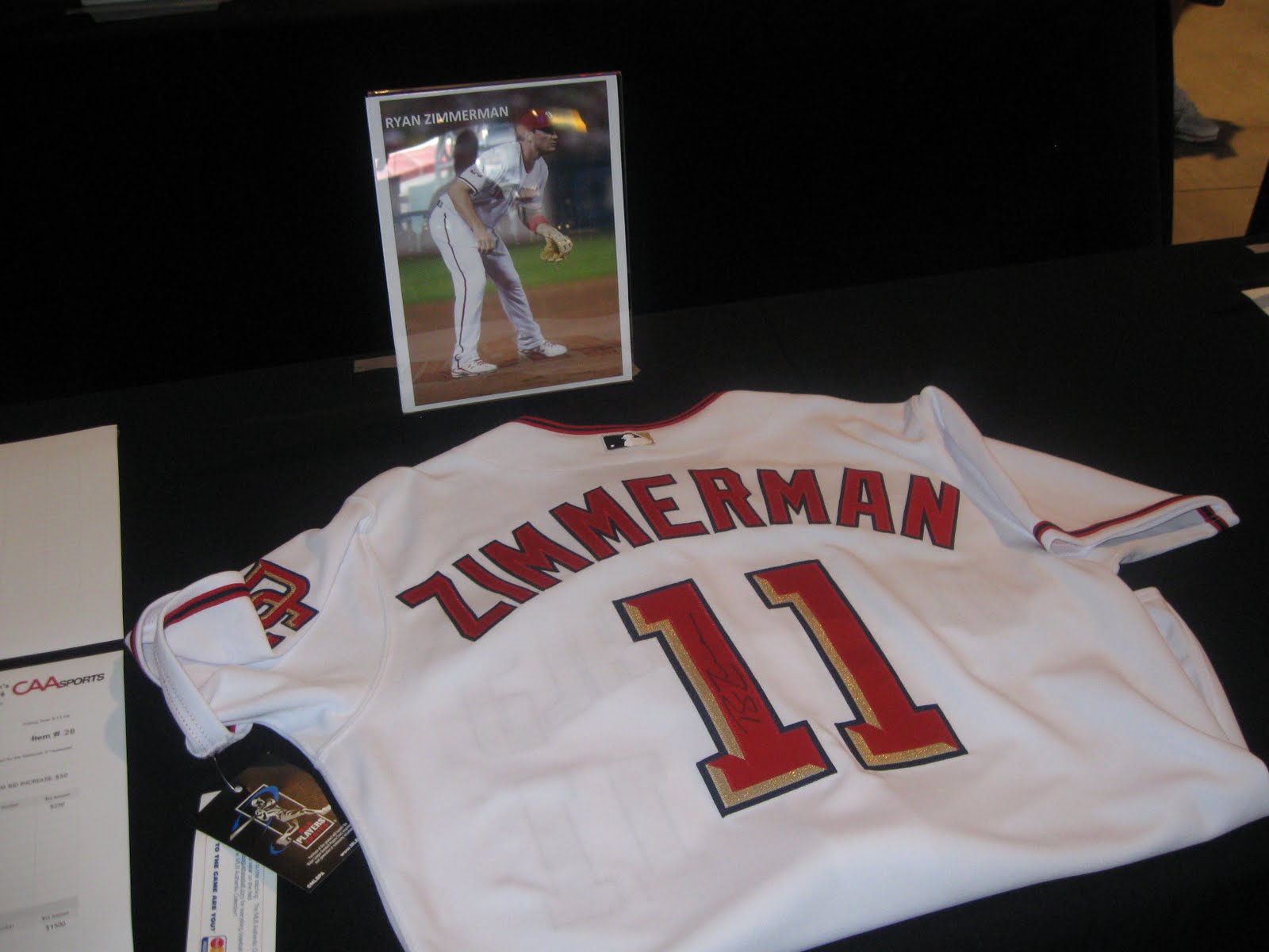 Nats320 -- A Washington Nationals Blog: Ryan Zimmerman's A Night At The  Park--A ziMS Benefit Event