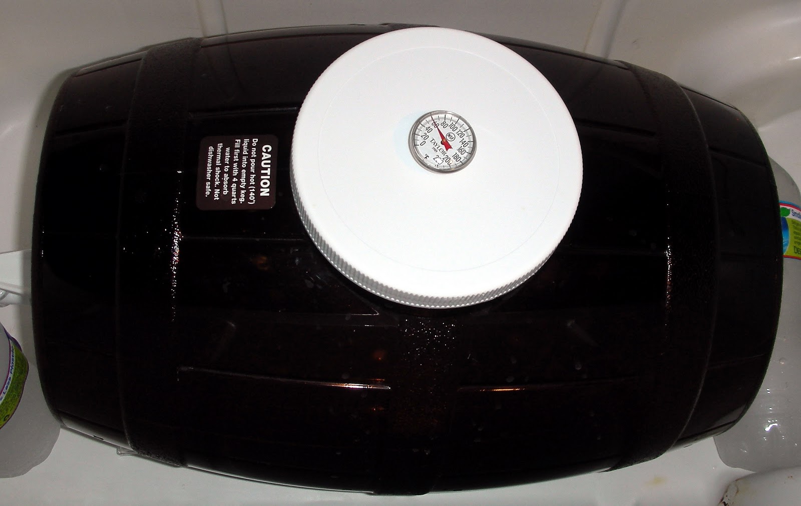 The Screwy Brewer Temperature Probe Add On For Mr. Beer Keg