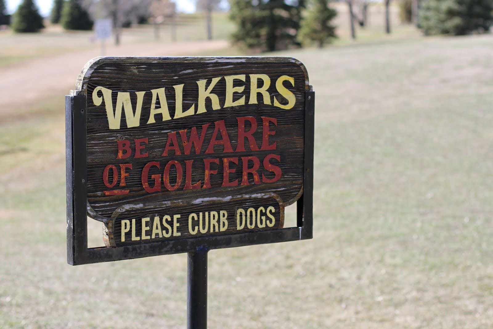 Oh, the Urbanity (hehe) Bismarck Walk around Tom O'Leary Golf Course