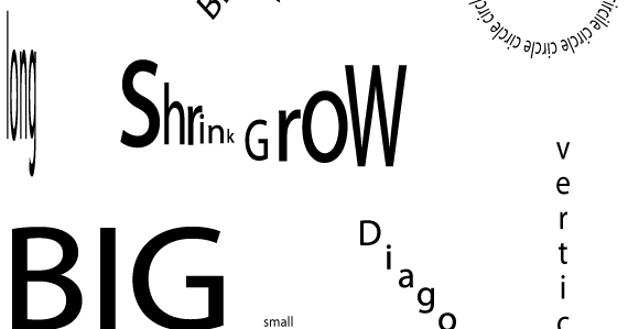 design: word illustration