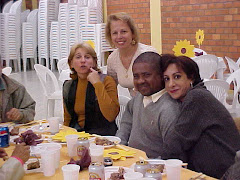 Denise, Cida, Gilson e Semiana - 2003