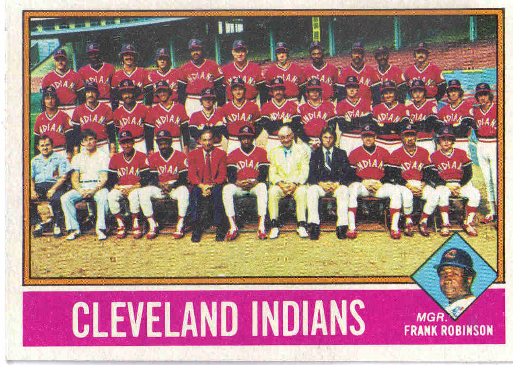 Project Baseball 1976 1976 Topps 477 Cleveland Indians