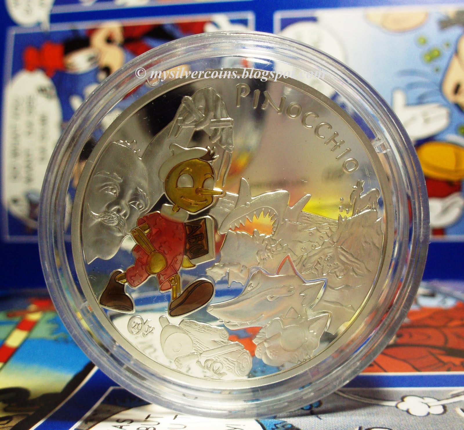 Silver Coins Collection: 2002 Pinocchio Proof Coin - Paris Mint