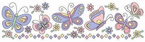 Pastel Butterflies