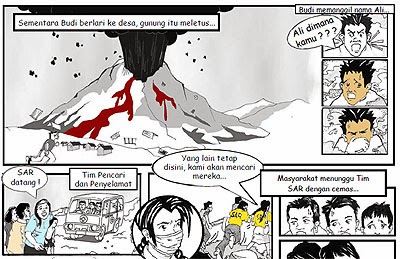Komik Untuk Mengajari Anak-anak Siaga Menghadapi Bencana