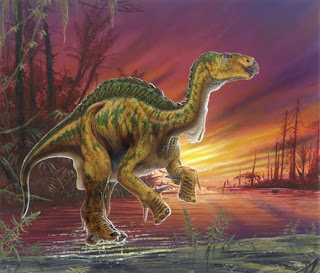 Parasaurolophus dino. dinossauro extinto com crista craniana ou