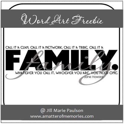 family quotes. :WORD ART: Family Quote Freebie 