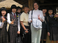 Students we met - Korean Folk Village